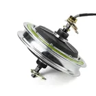 Комплект электрического скутера 350 Вт, 24 В, 36 В, 48 В, бесщеточный мотор без редуктора, 12-дюймовый задний передний колесо, запчасти для электровелосипеда