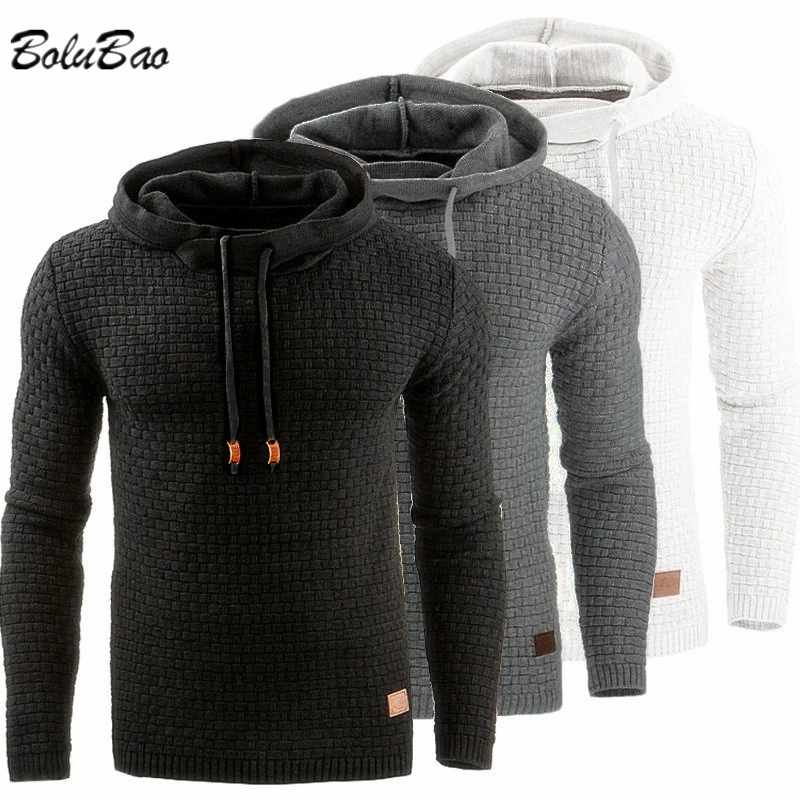 

BOLUBAO 2022 Men's Sweatershirt Autumn Winter New Jacquard Long Sleeve Hoodie High Quality Design Sport Suits Male