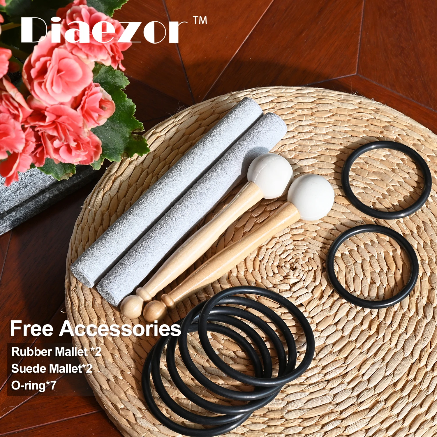 Diaezor 6-12 дюймов 7 шт. белый матовый кварц кристалл поющая чаша чакра для звукового