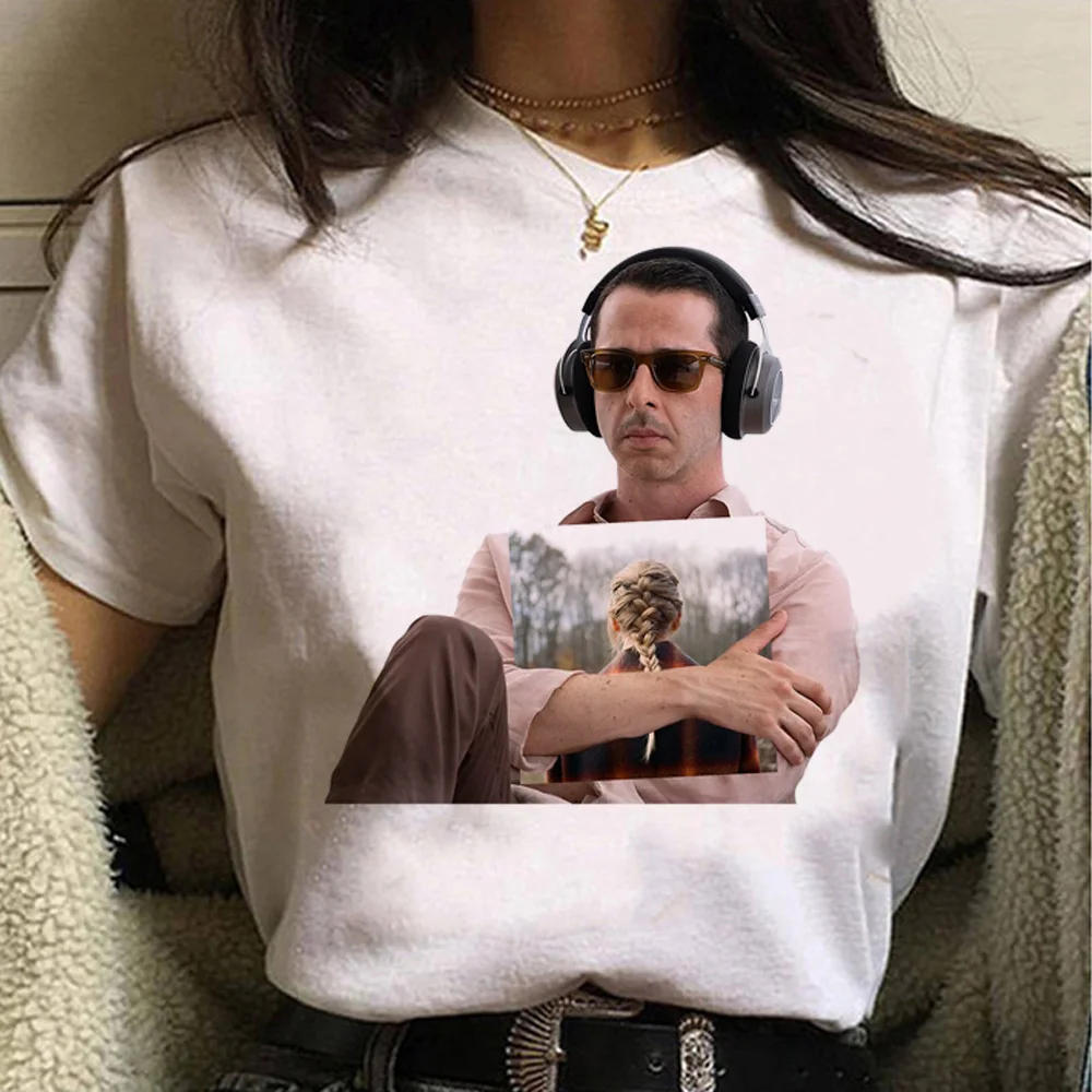 

Забавная японская футболка с рисунком для девочек Kendall Roy Женская Футболка harajuku Y2K