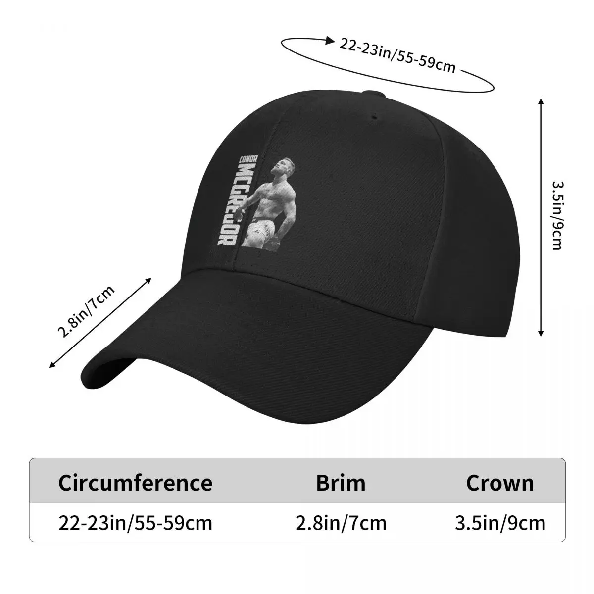 Кепка Conor Mcgregor The Walk Hat, женская кепка для женщин, мужская летняя кепка (art.: 3920d325ffcc8) - 3920d325ffcc8