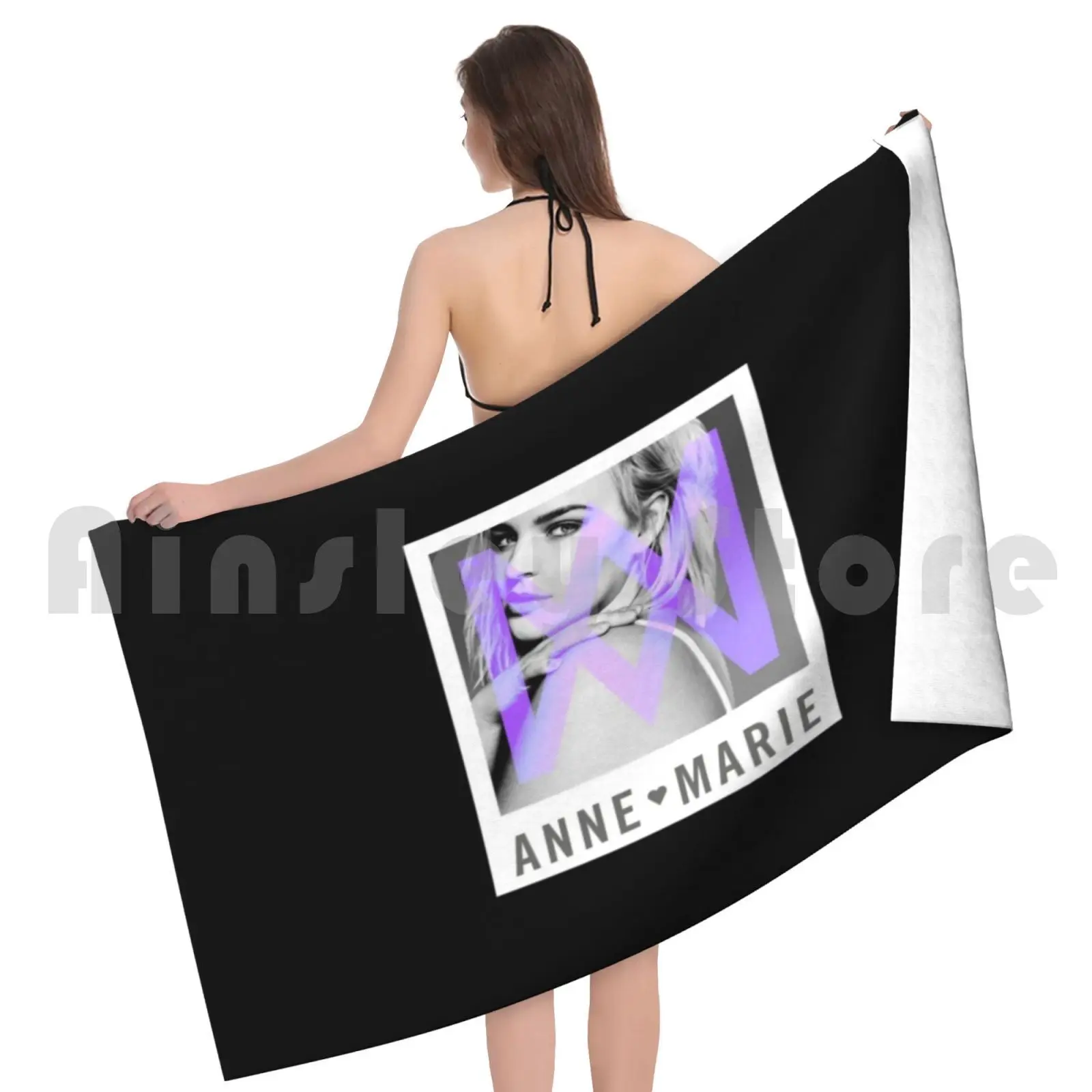Фото Anne Marie At Olympia Theater Dubli Банное полотенце Beach Cushion Anne Komeng Marie At Olympia Theater Dubli №5