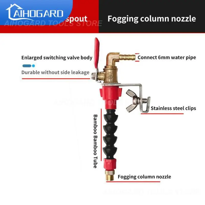 

Высококачественная универсальная водяная насадка для режущей машины, Металлическая насадка для удаления пыли и охлаждающей жидкости, система распыления воды, сопло 135 мм