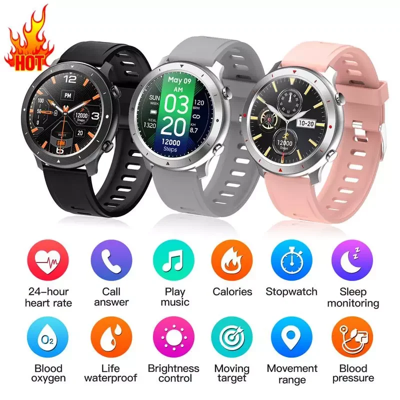 

2022 Smart Watches Men Fitness Watch Woman Sleep Monitor Music Player Smartwatches App Message Reminder Long Lasting Smart Clock