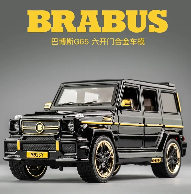 Модель литая металлическая автомобиля Benz BRABUS G65 1:24