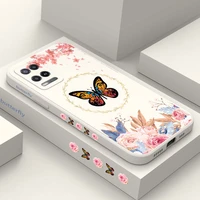 butterfly frame phone case for oppo a54 a74 a31 a33 a53 a72 a83 a92 a7 a5s a3s a12 a15 a15s a16 a9 a5 f9 f19 pro 4g 5g cover