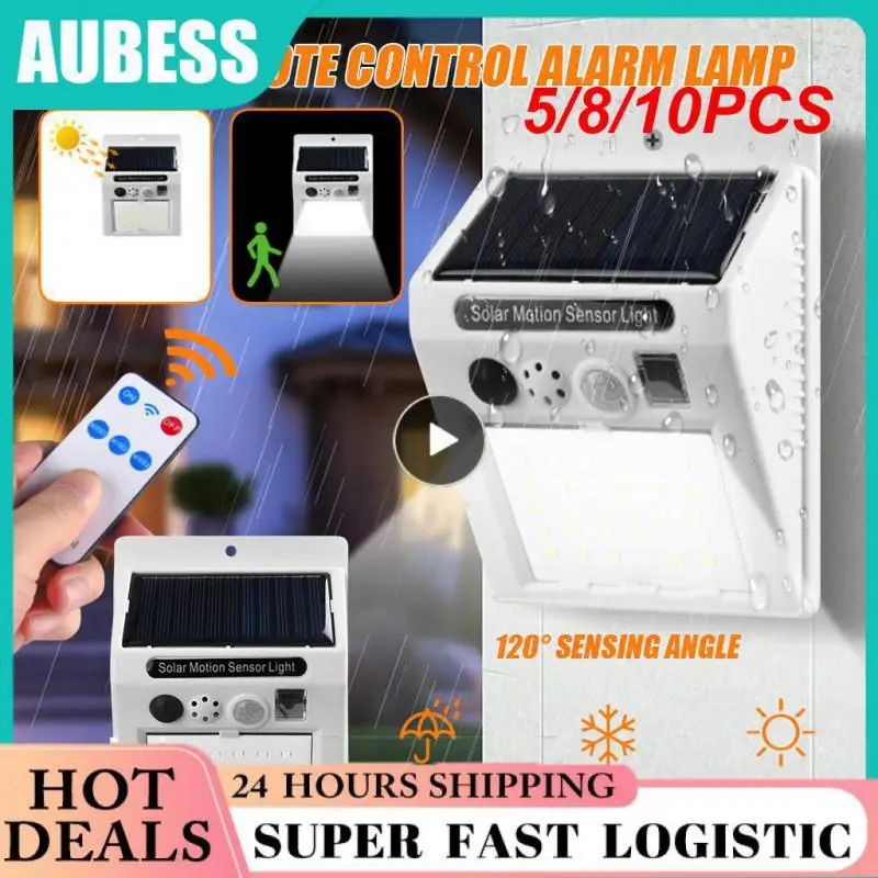 

5/8/10PCS Solar Lamp Solar Split Wall Lamp Outdoor Wall Lamp Garden Street Lighting Solar Powered Light Outdoors Remote Control