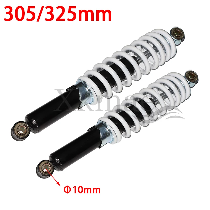 

1 Pair Front Shock Absorber Suspension 305/325mm Spring Shocker for Moto Bike Quad Dirt Bike ATV Buggy Go Kart Buggy 70cc 110cc