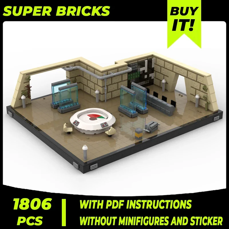 Звездная модель фильма Moc строительные кирпичи альянс шеста стратегический