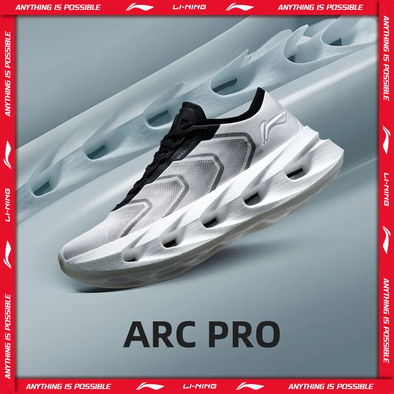 Фото Мужские кроссовки Li-Ning ARC PRO с амортизацией BOOM, легкие защитные кроссовки LiNing с высоким отскоком ARHW025 №1