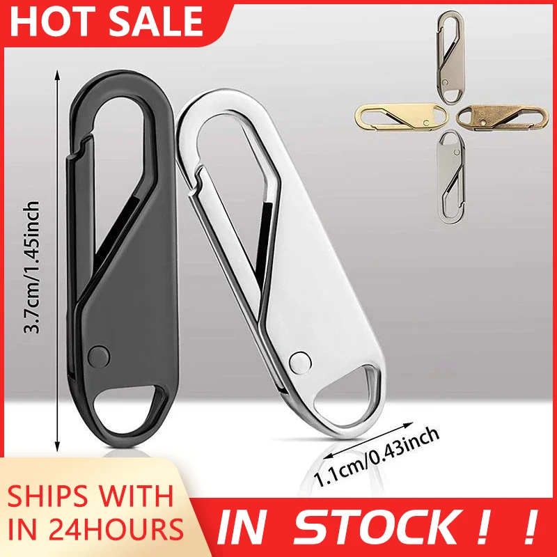 

5 шт., Съемник на молнии, набор для мгновенного ремонта молнии, замена сломанной пряжки, дорожная сумка, чемодан, модная головка на молнии