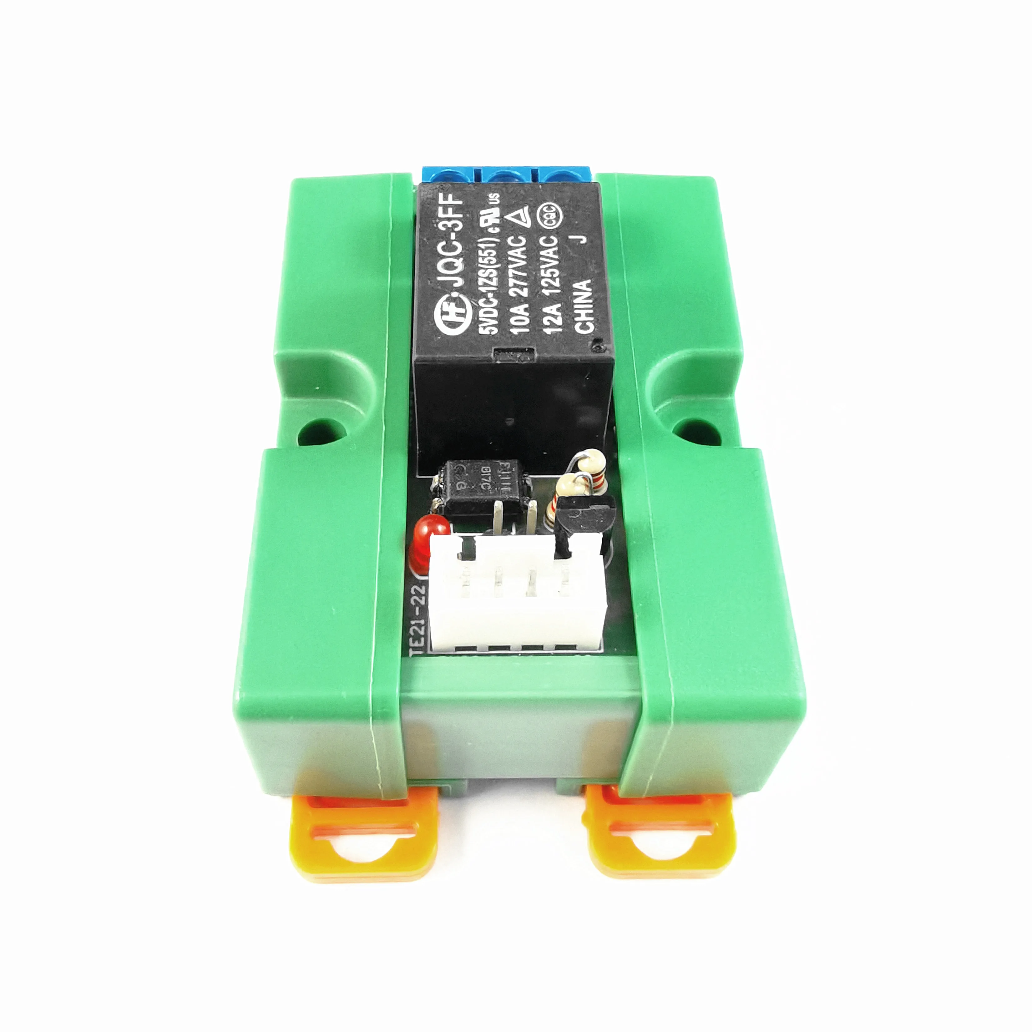 Релейный модуль 1/2/3/4 канала крепление на DIN-рейку JQC-3FF-5VDC-1ZS JQC-3FF-12VDC-1HS совместимый