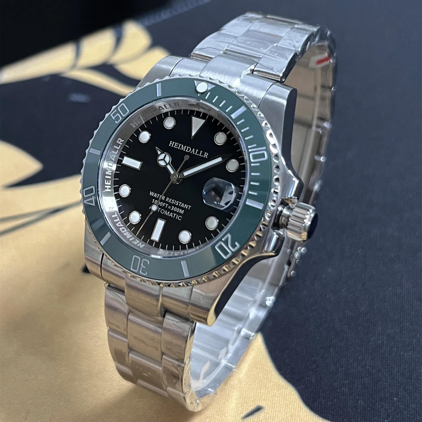 

HEIMDALLR Luxury Water Ghost Men Watch Sapphire Glass Cyclops NH35 Movement Automatic Mechanical Watches 30Bar Diver