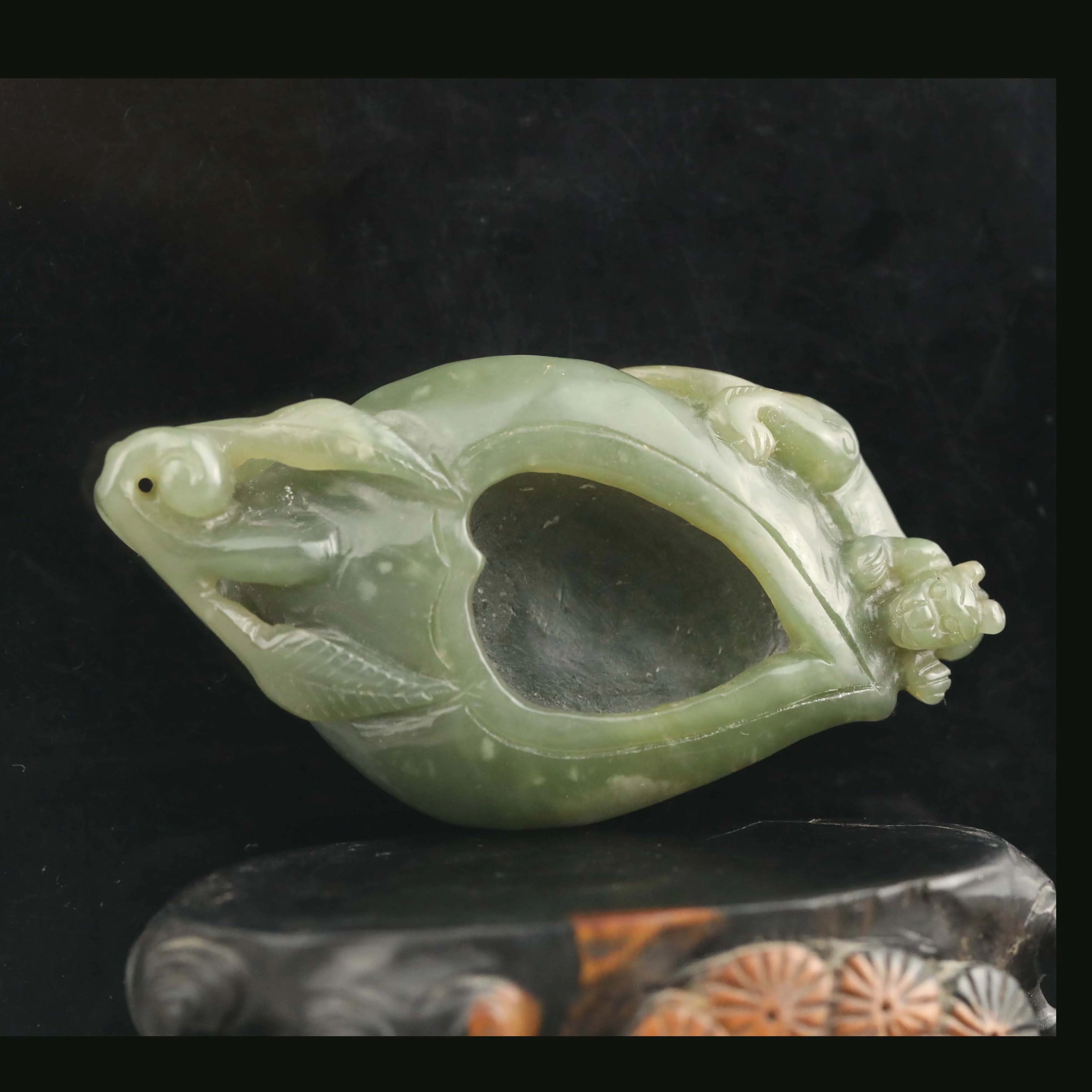 

Старый китайский натуральный Нефритовый дракон, чистящая кисть для письма #35