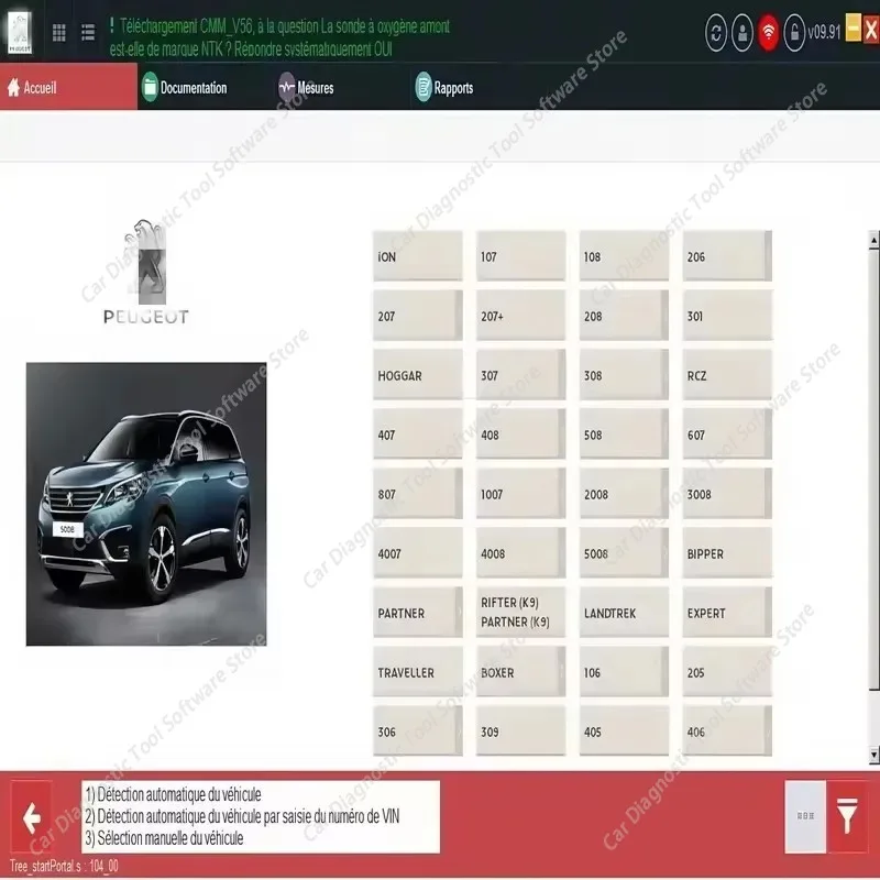 Фото Новейший диагностический сканер Diagbox V9.91 (2026 г.) с полным комплектом адаптеров, программатор ЭБУ Lexia3 PP2000 для автомобильной диагностики №4