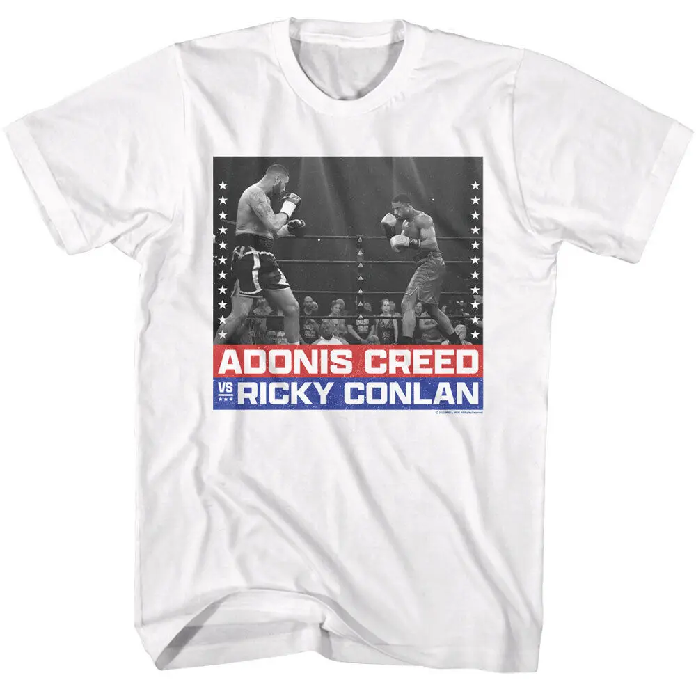 Creed боксерский фильм Adonis Vs Ricky Conlan Let's Get It On Мужская футболка