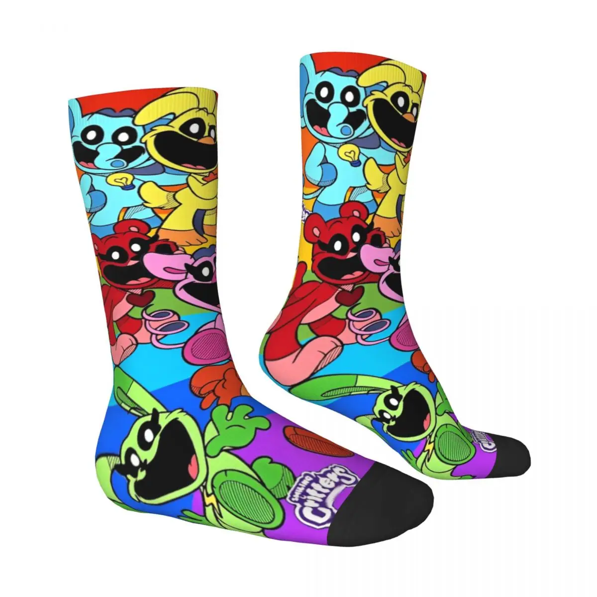 Взрослые мужские носки улыбающиеся ловля животных забавные чулки с героями