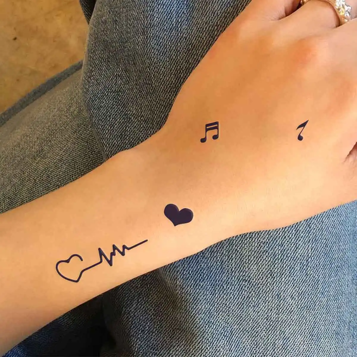 Татуировка 4 шт. наклейки на палец заднего вида водостойкие прочные