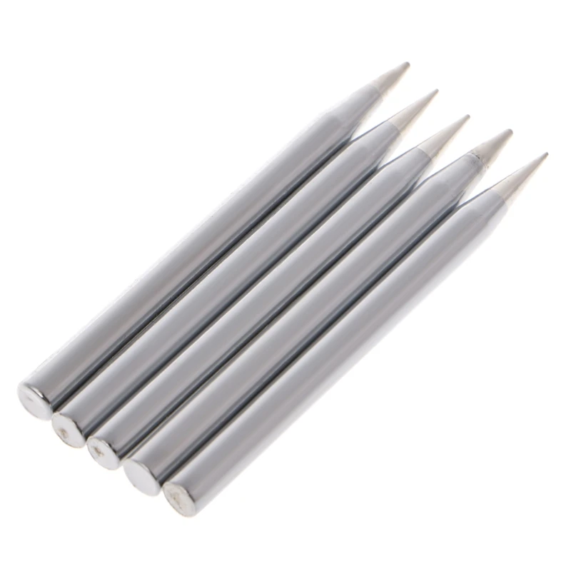 

For 5Pcs/Set Replacement Soldering Iron Tip Lead-Free Solder Tip 30W/40W/60W Promotion