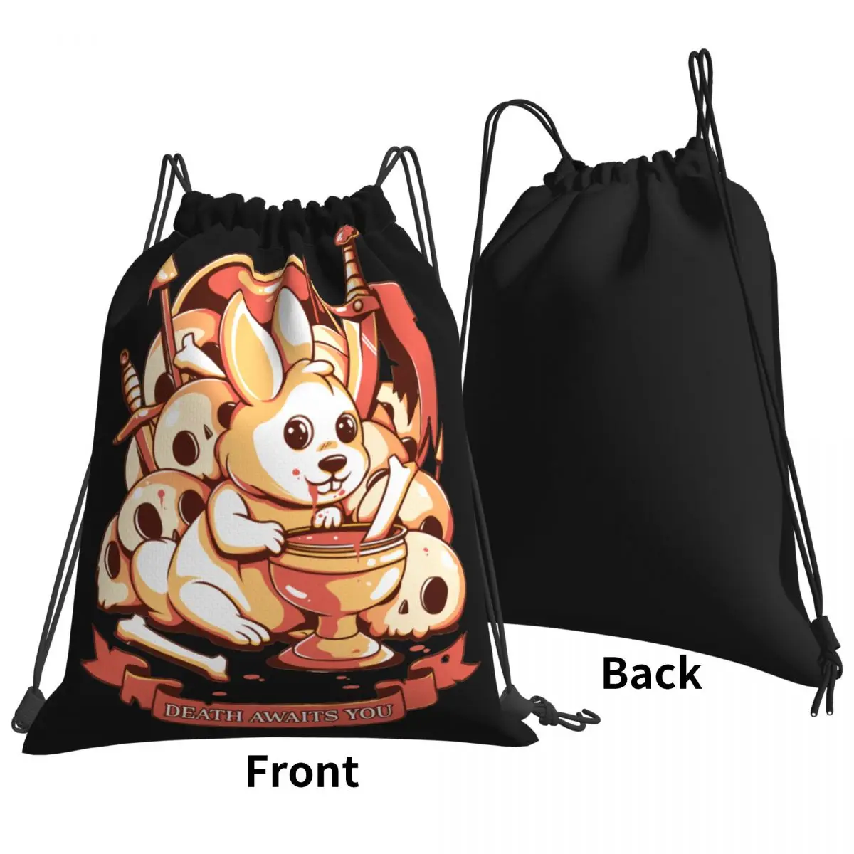 Сумка на шнурке Killer Rabbit Iii сумка для спортзала милая обуви покупок школьная