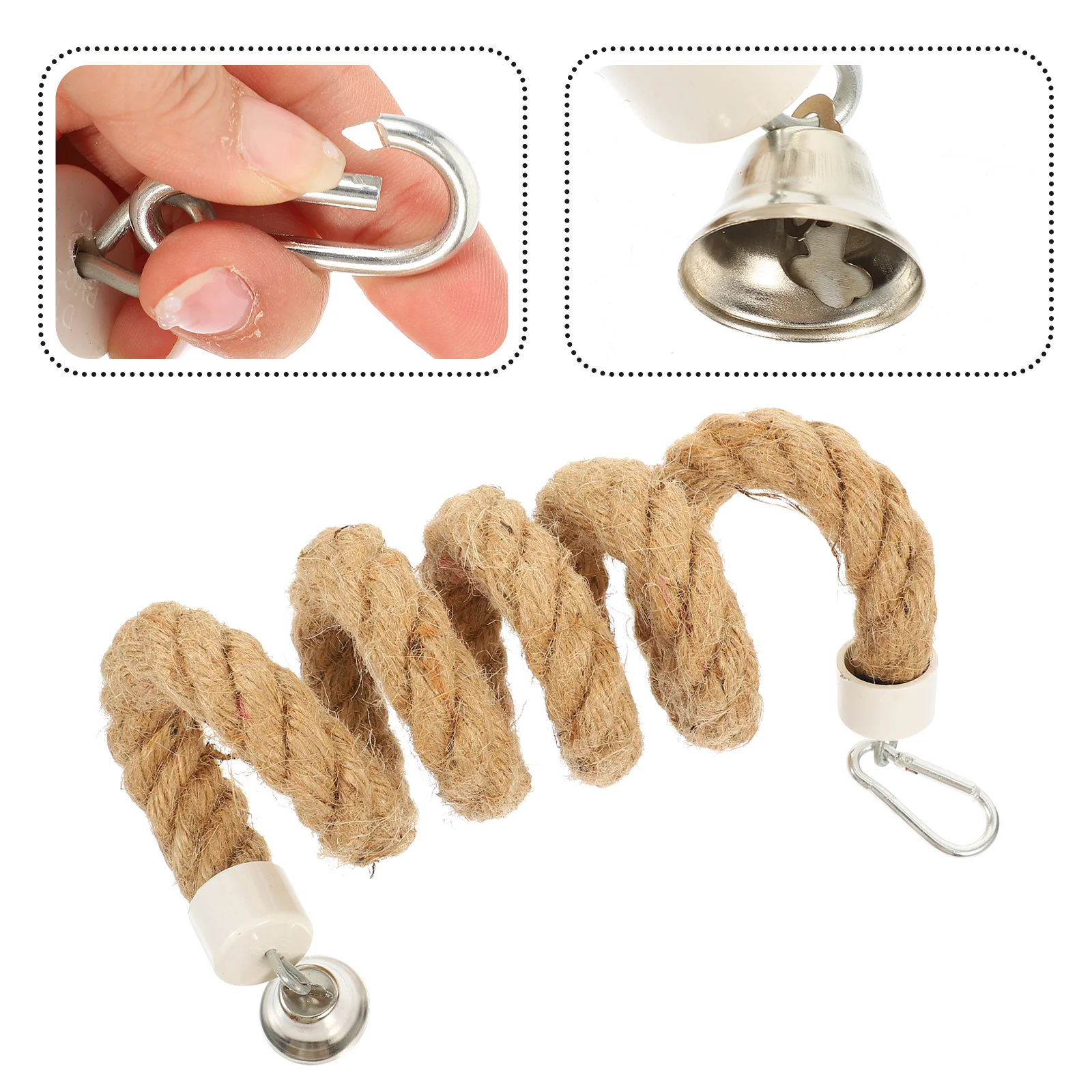 

Rope Bird Parrot Toy Toys Perch Stand Climbing Swingcage Hangingparrots Chew Bungee Chewing Standing Bungees Accessories Perches