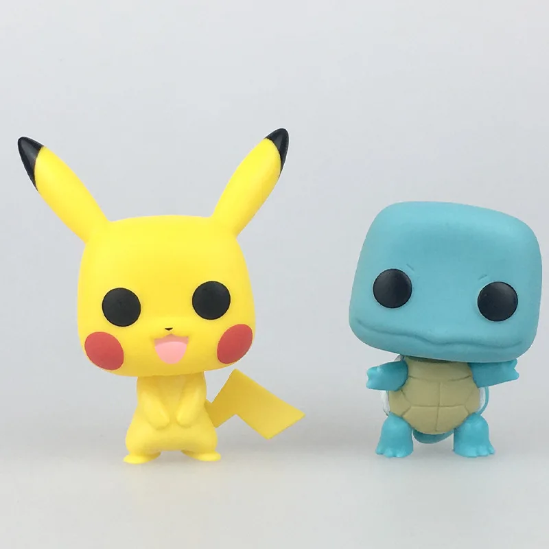 10 см поп Покемон Пикачу маленький огонь Дракон Дженни черепаха модель аниме