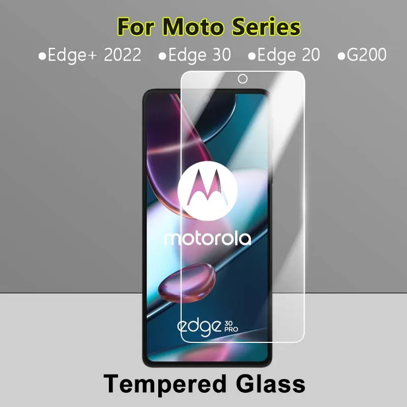 

5 шт. Защитная пленка для экрана Moto Edge 30 X30 S30 20 Pro Plus G200 2022 ультратонкая прозрачная 2.5D 9H защитная пленка из закаленного стекла