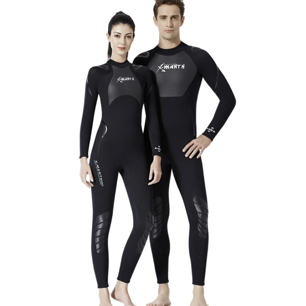 

3mm Neoprene Scuba Diving Suits Back Zip Switching Suit One Piece Full Wetsuit for Water Sports Men's/Women's Diving Suit