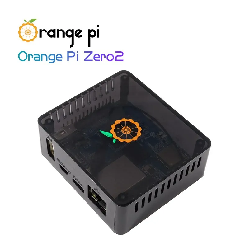Оригинальный чехол Orange Pi Zero 2 черный из АБС-пластика опция теплоотвода прозрачный