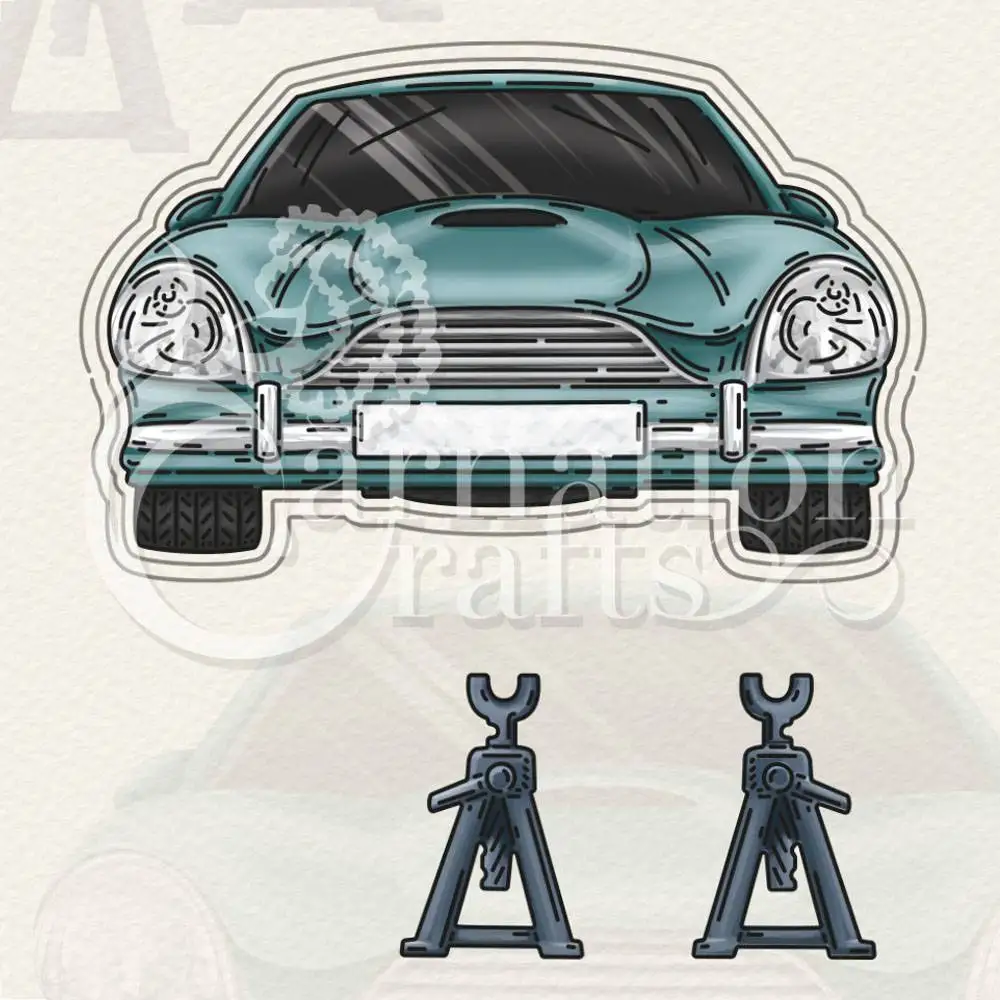 

Автомобильные металлические Вырубные штампы для «сделай сам», скрапбукинг, ремесла, вырубные штампы, фотоальбом, шаблон, украшение ручной р...