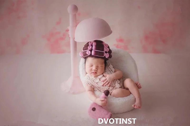 Dvotinst Newborn Photography Props Iron Creative Posing Bucket Bathtub for Baby Photo Shooting Accessories Infant Studio | Детская