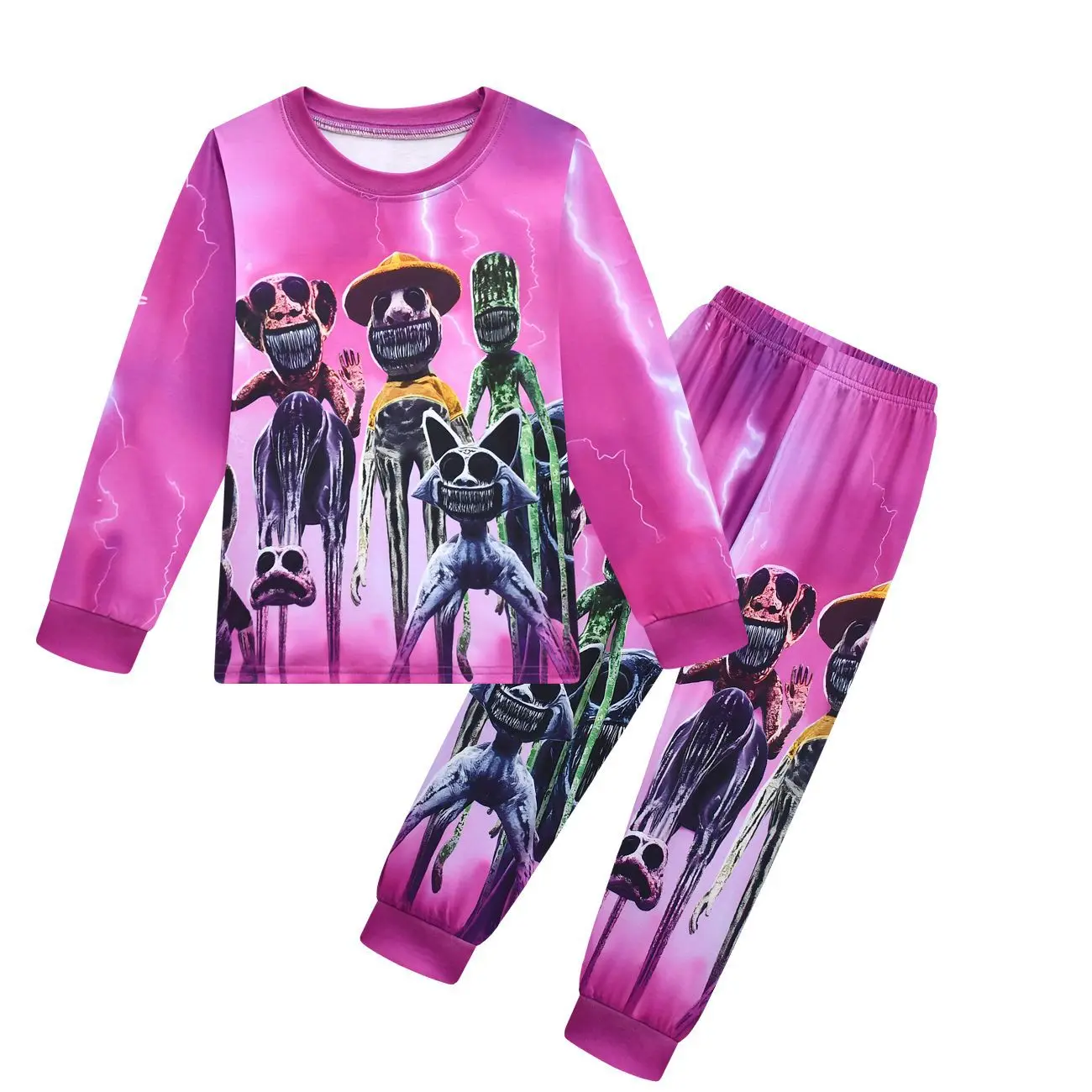 Костюм на Хэллоуин Zoonomaly с изображением монстра кота Детский комплект из