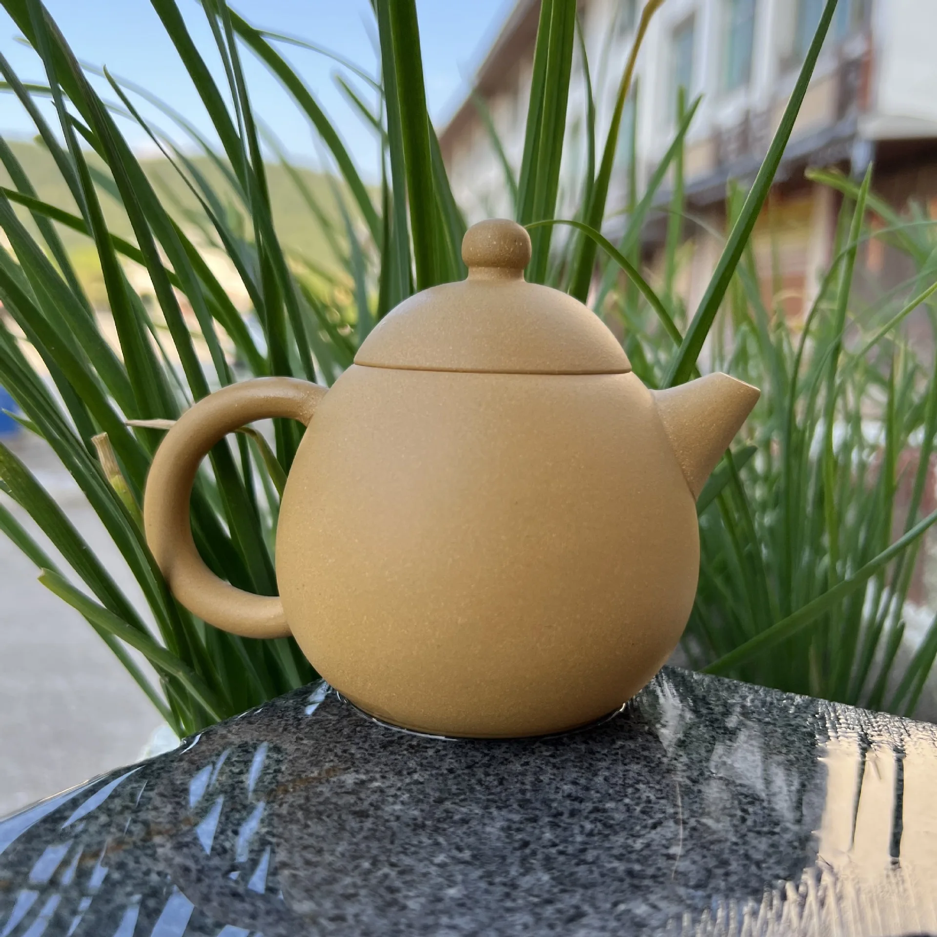 

250 мл небольшой емкости настоящий чайник ручной работы Исин из необработанной руды Дуань грязевой глиняный чайник золотой чайный посуда Кун Фу Цзыша чайник Бесплатная доставка