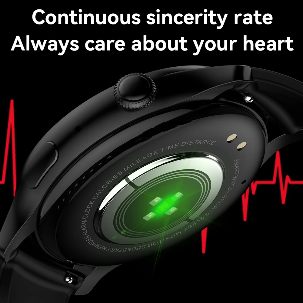 2023 NFC Smart Watch Men HK85 AMOLED 466*466 HD Screen Heart Rate Bluetooth Call IP68 Waterproof SmartWatch For Huawei Xiaomi images - 6