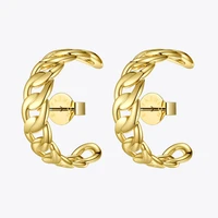 enfashion punk link chain stud earrings for women accessories gold color small hip hop earings fashion jewelry kolczyki e191120