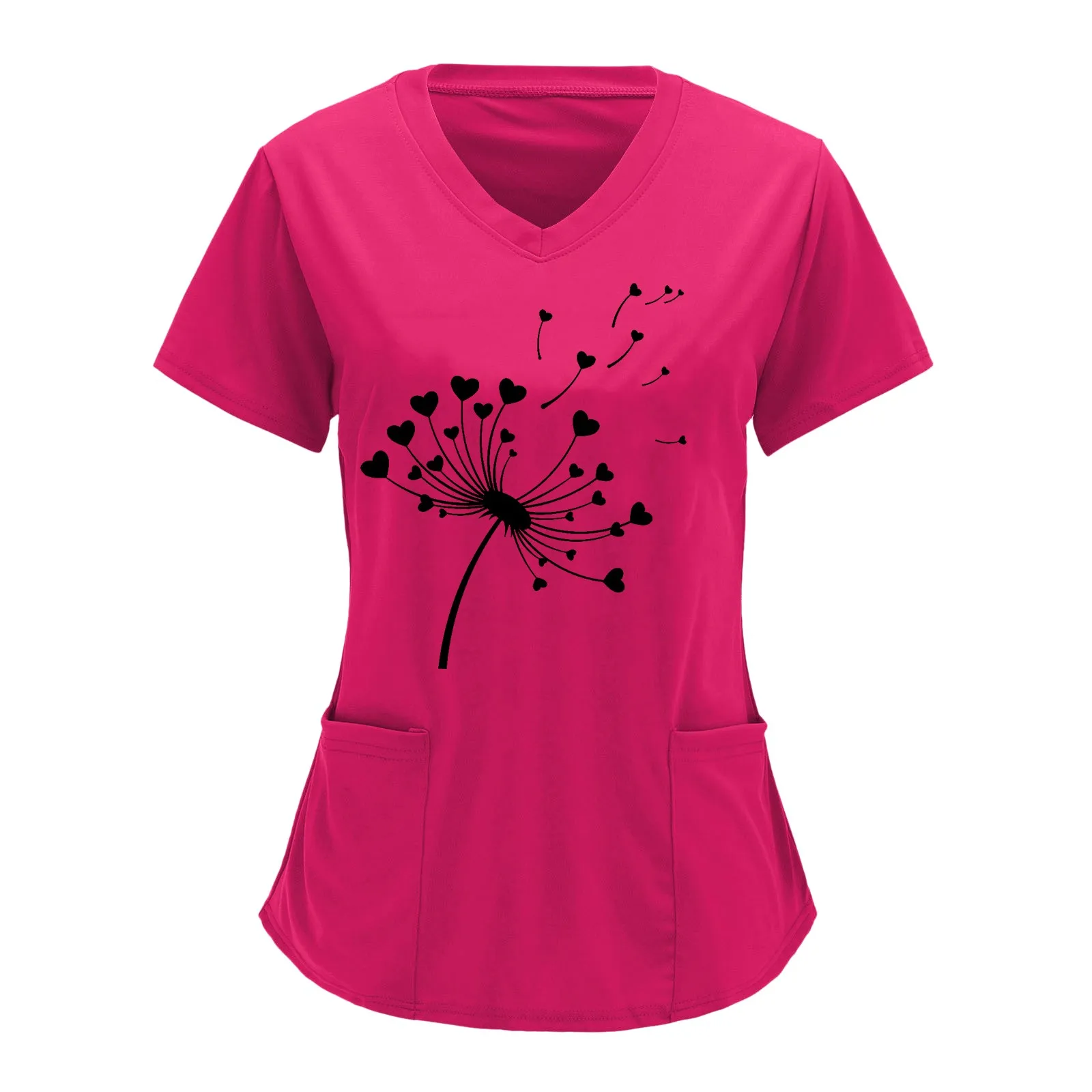 

Женская тренировочная футболка с коротким рукавом и V-образным вырезом