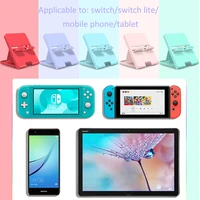 foldable holder for nintendo switch lite console bracket ns game controller stand universal for mobile phone and tablet stand