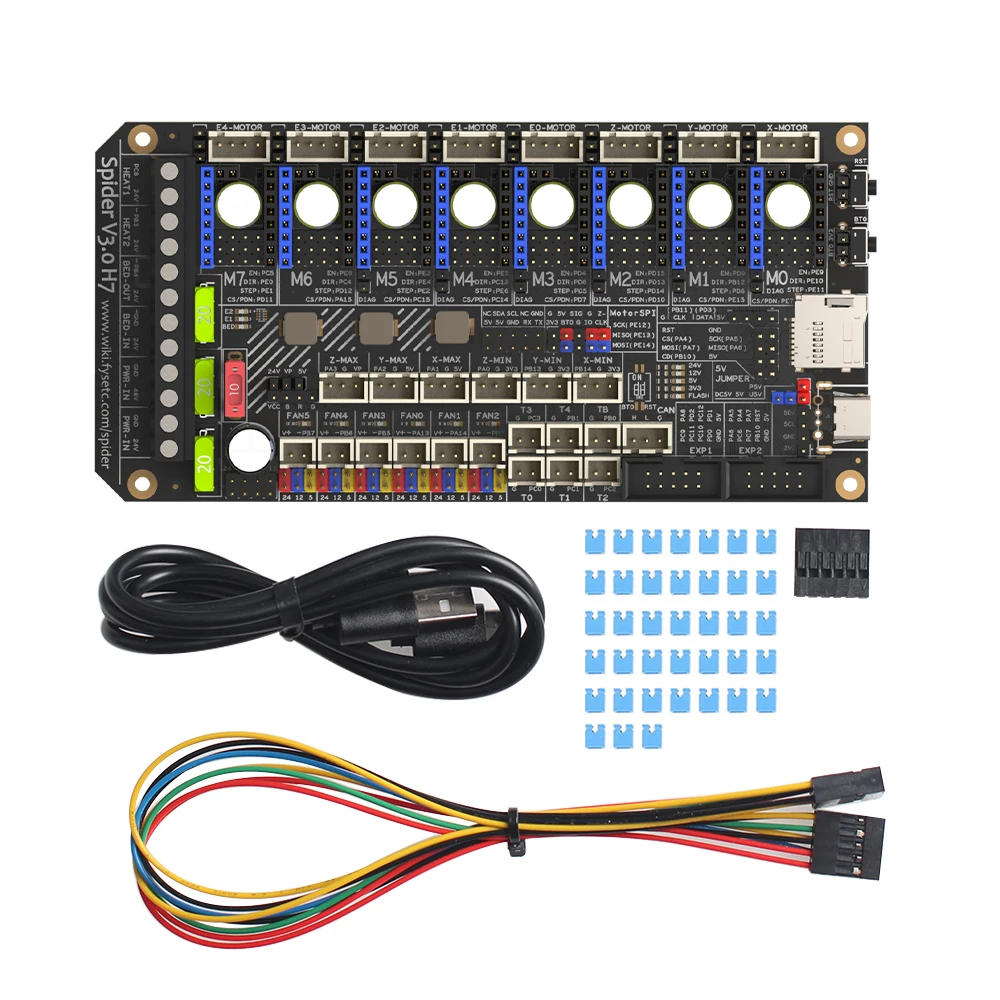 FYSETC Spider V3.0 H7 32-битная материнская плата привода 24 В48 В дополнительная плата питания 8-осевая TMC5160T TMC2209 Высокоскоростная для Voron (art.: 3920c8a3c3ea1) - 3920c8a3c3ea1