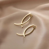 retro earrings bending irregular shape earrings geometric delicate earrings earrings for women
