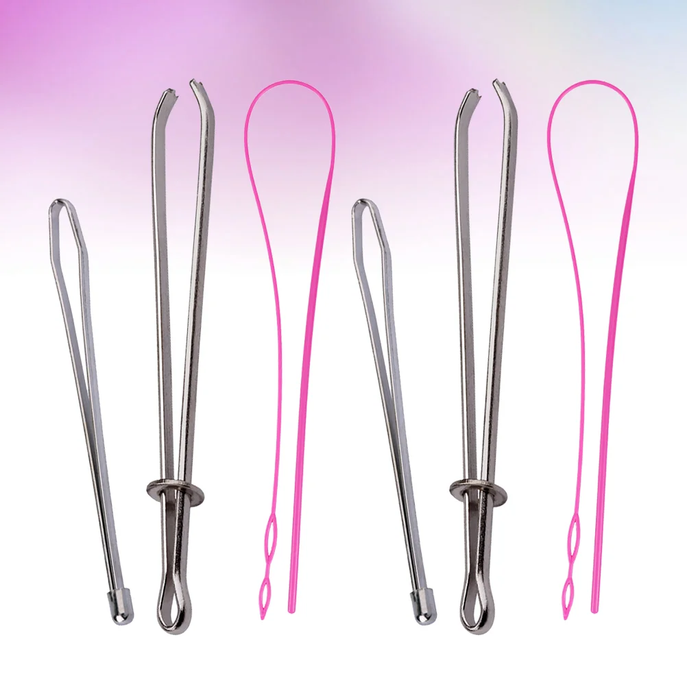 

Threader Drawstring Sewing Tool Bodkin Needle Threading Thread Easy Metal Diy Guide Replacement Craft Flexible Embroidery