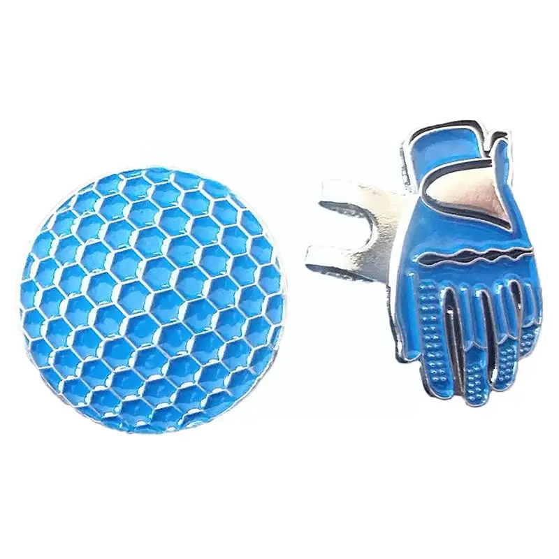 

Hot Alloy Silver Magnetic Visor Hat Clip Removable Metal Set Ball Marker Suppplies Golf Accessories Golf P0W5