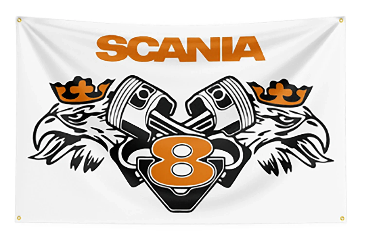 Печатный флаг Scanias из полиэстера 90x150 см 3x5 футов