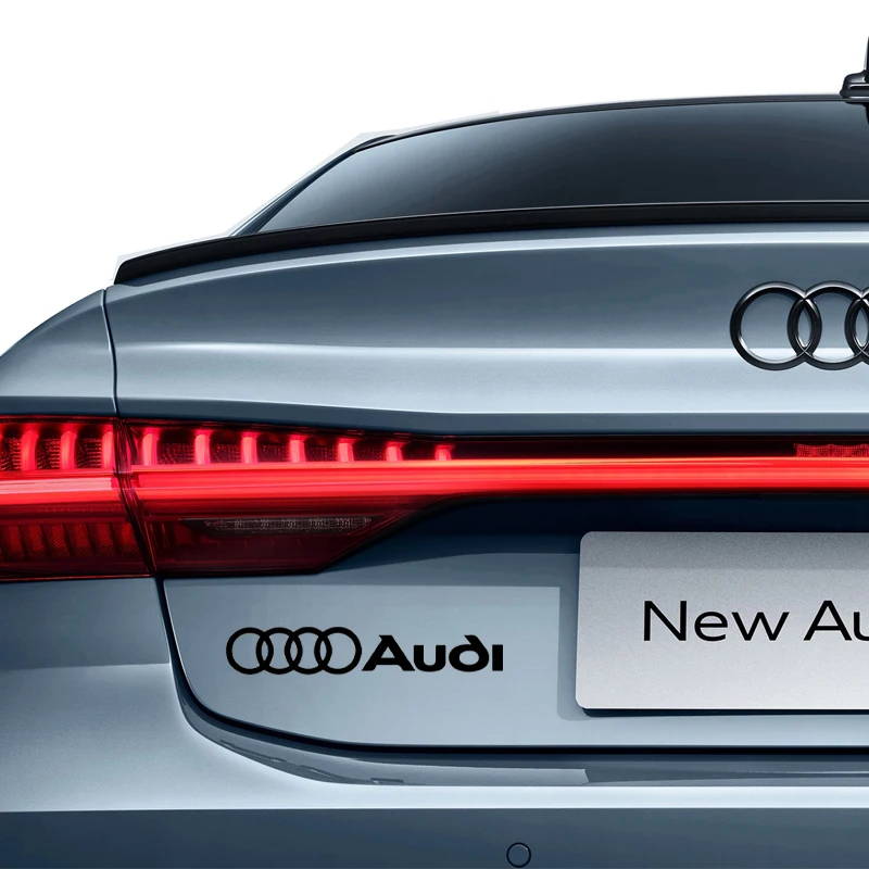 Автомобильный багажник аксессуары для Audi Sline RS A3 A4 B8 8P 8V B6 A5 A6 C7 Q5 B9 B7 C6 A1 Q7 R Badge