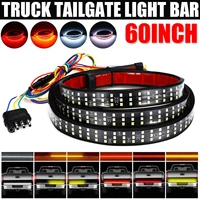 60 432 led truck tailgate led strip light bar reverse brake stop turn signal light for pickup trucks trailers suv