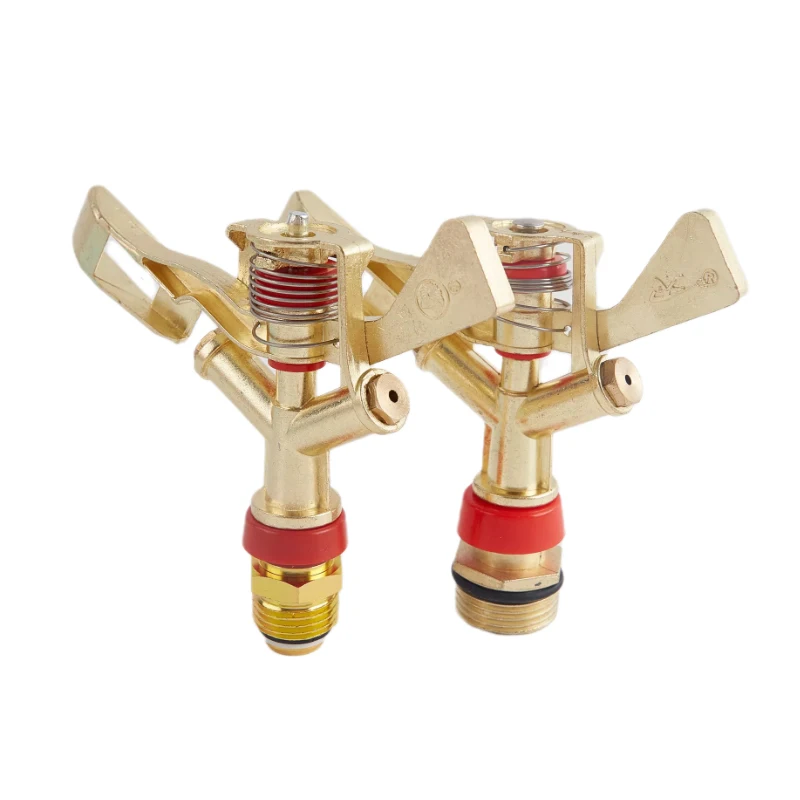

1/2 3/4 Inch Male Metal Pulsating Farm Sprinklers 360 Degree Rotation Lawn Watering Sprinklers For Garden Irrigation Agriculture