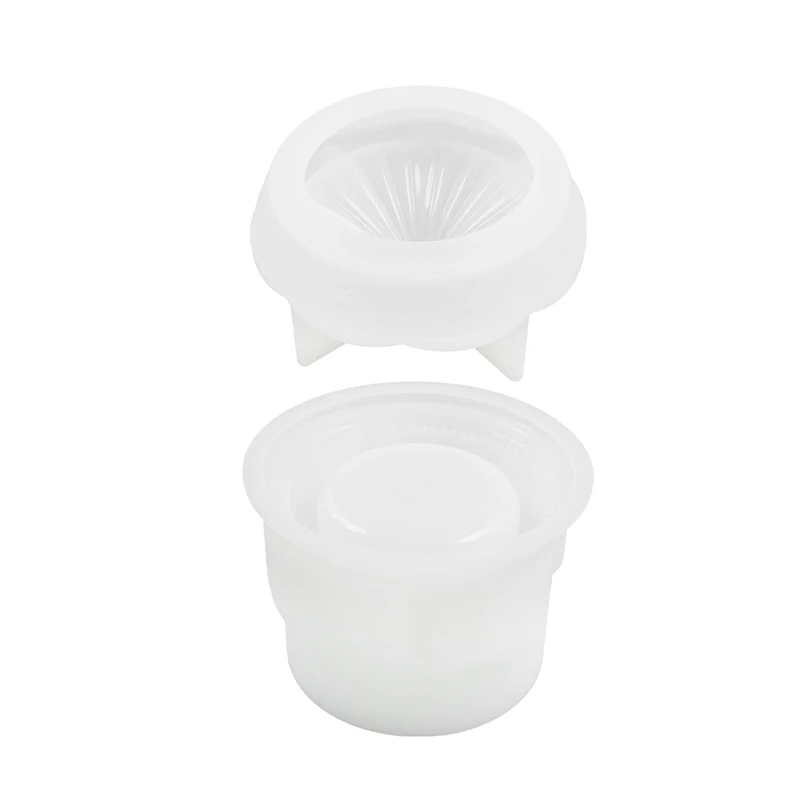 Коробка для хранения в виде карусели силиконовая форма прозрачная банка