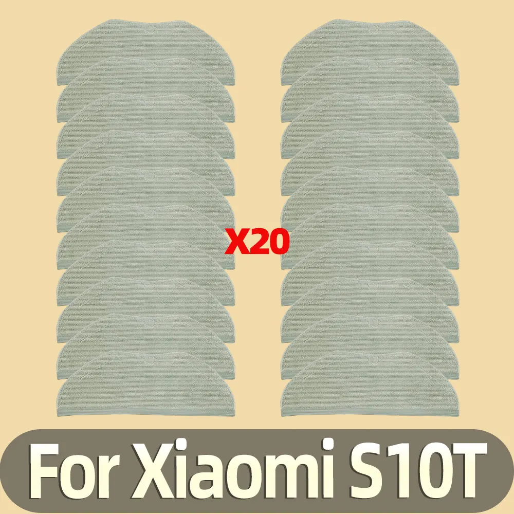 

Аксессуары, совместимые с роботом-пылесосом XiaoMi S10T STFCR01SZ, основной ролик, трикер, боковая щетка, фильтр, сменные подушечки для швабры Hepa