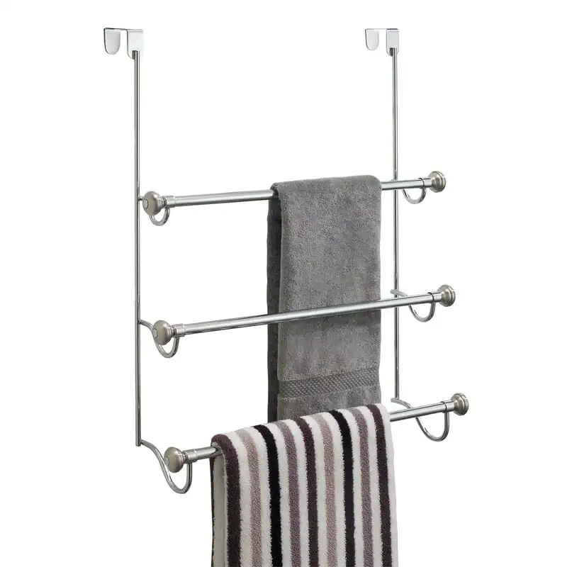

Подвесная вешалка для полотенец для ванной комнаты, хромированная/матовая сталь