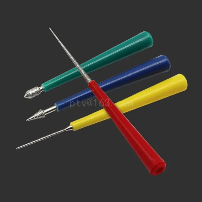 Развертка для бисера с алмазным наконечником открывалка бусин ручная развертка