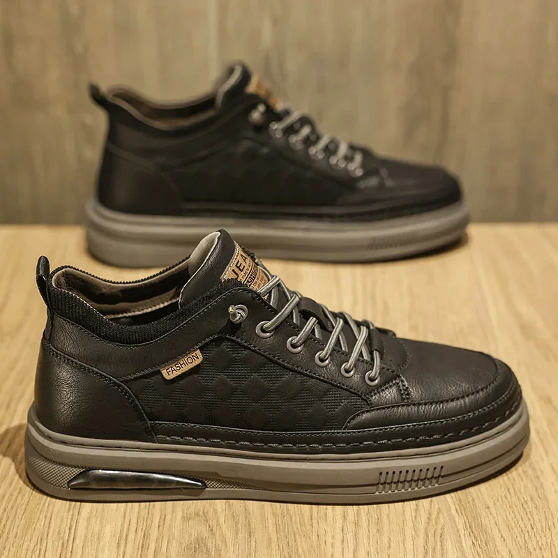 

Men Casual Sneaker Round Toe Thick Bottom Non-slip Comfortable Wear-Resistant Fashion Popular Model Spring and Autumn Main Push